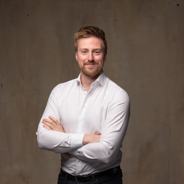 Lars op de foto
