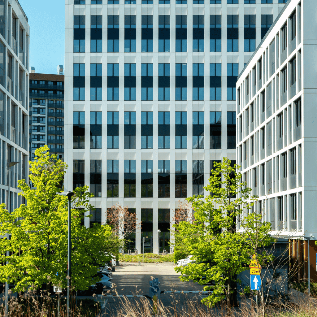 Panden in businesspark
