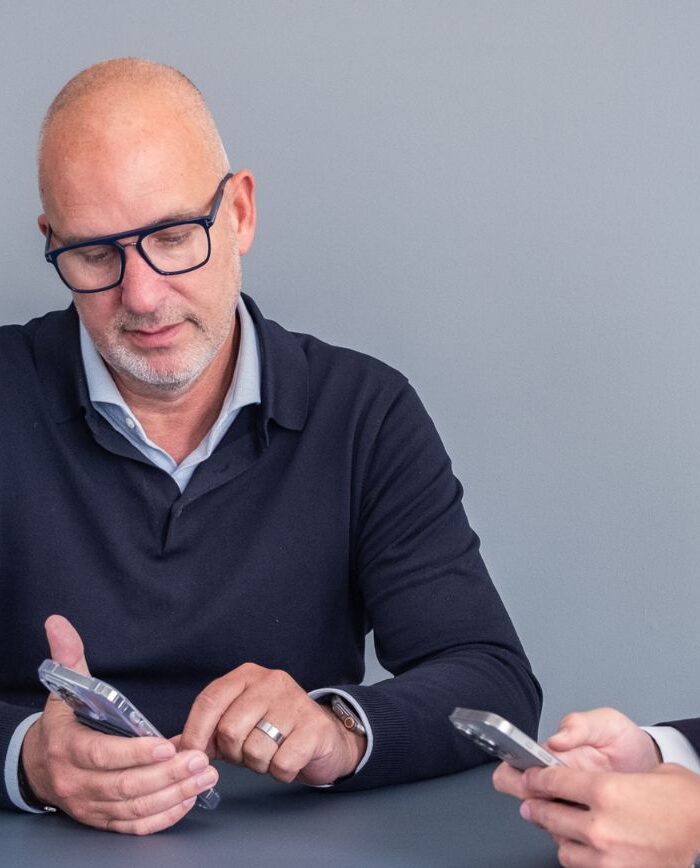 Peter en Sven in gesprek